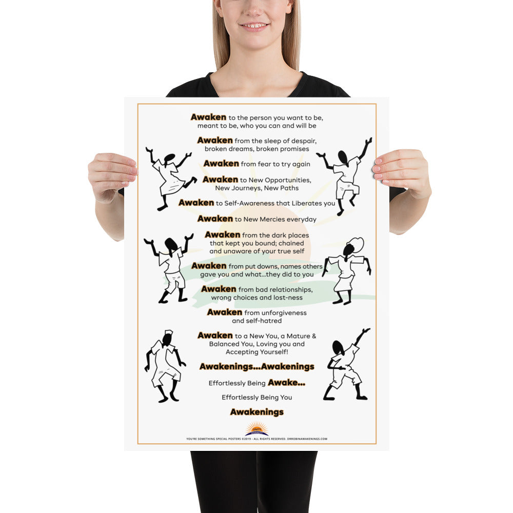 Awakenings Poster (Full Poem)