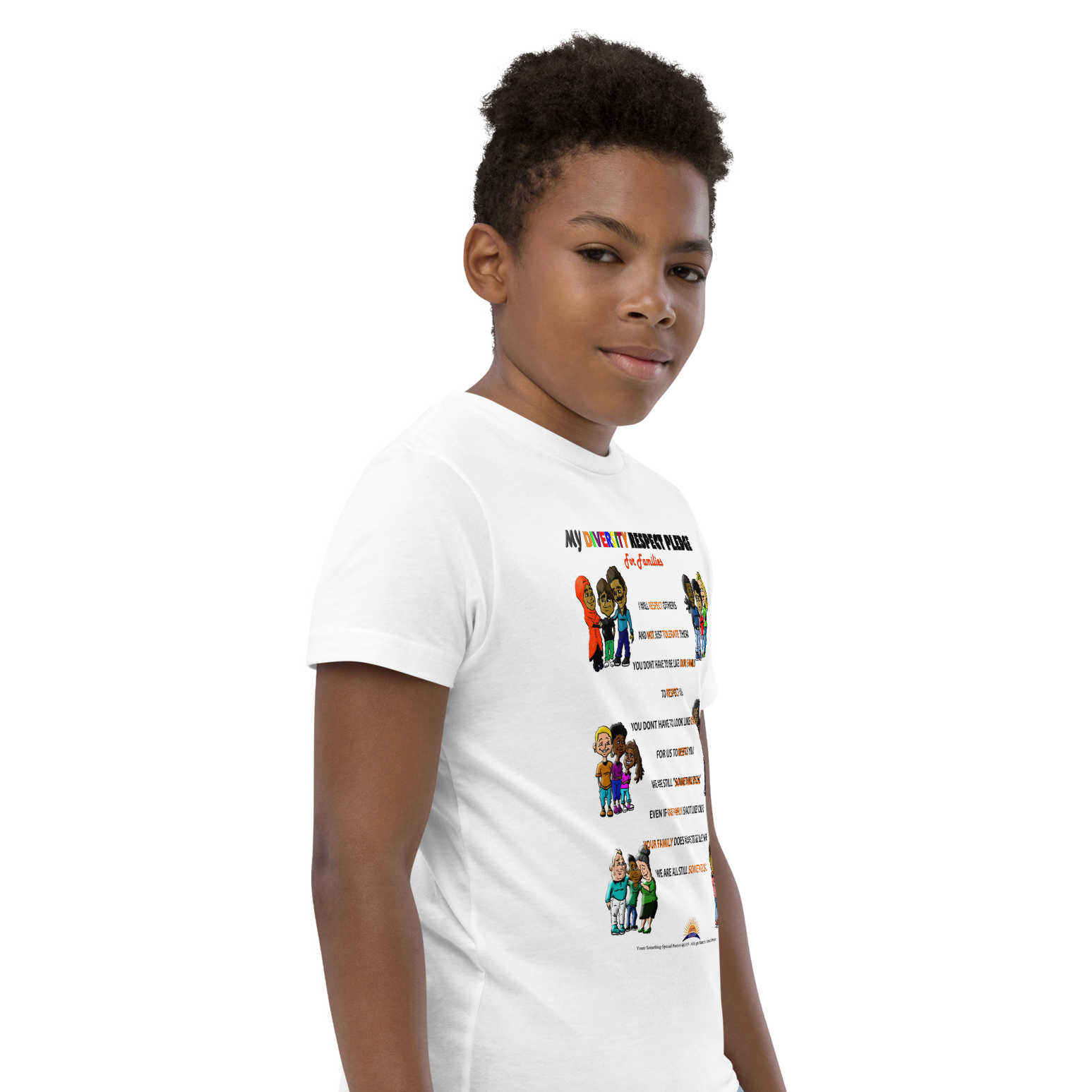 Diversity Respect Pledge Youth Jersey T-Shirt
