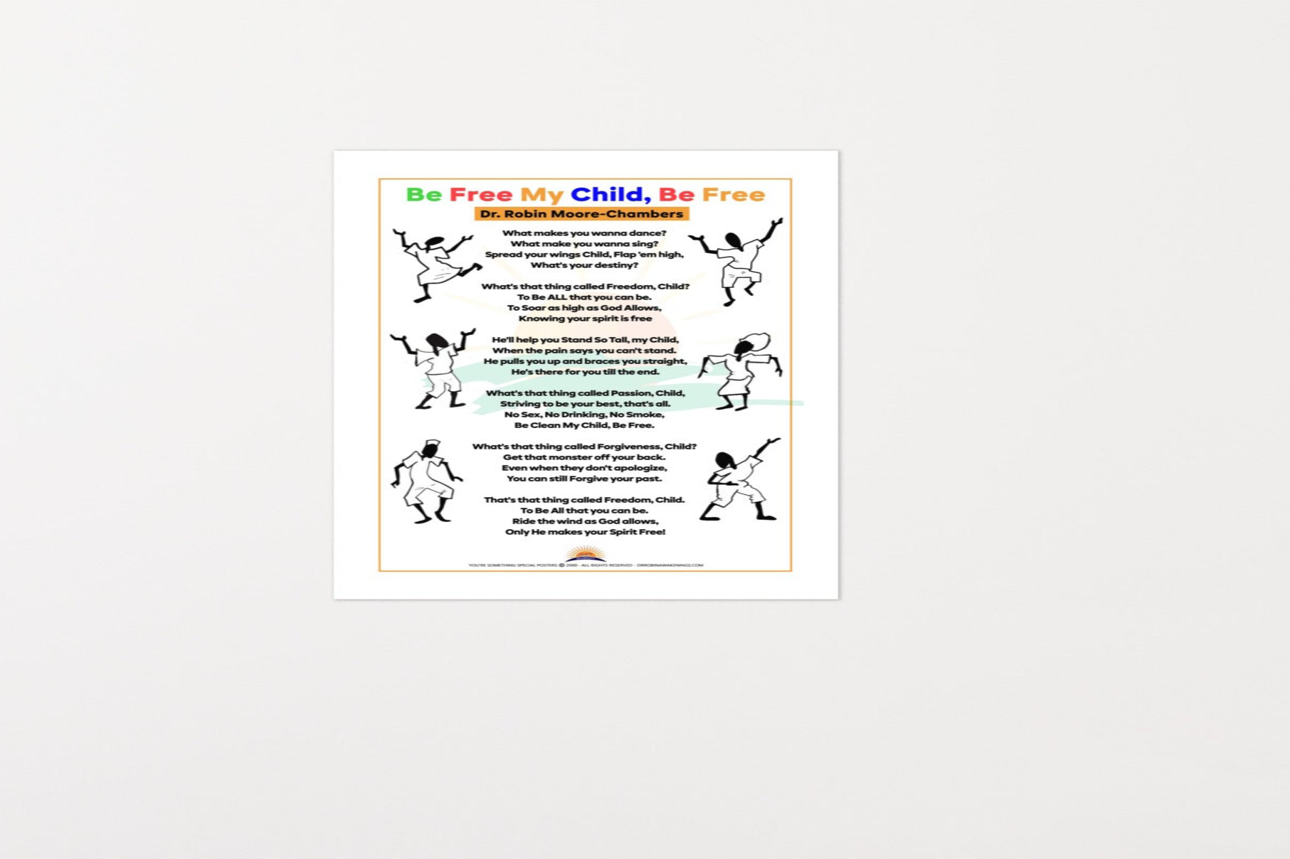 Be Free My Child, Be Free Poster