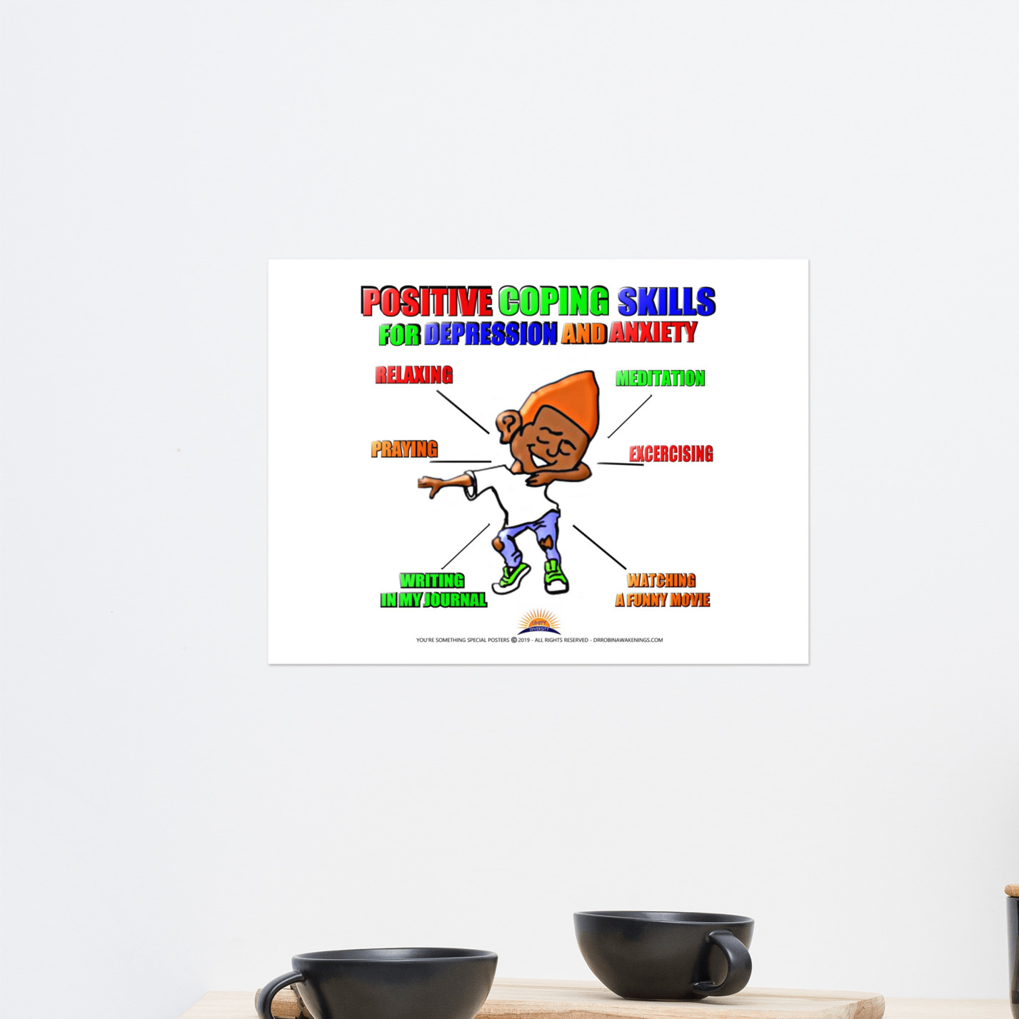 Positive Coping Skills Poster