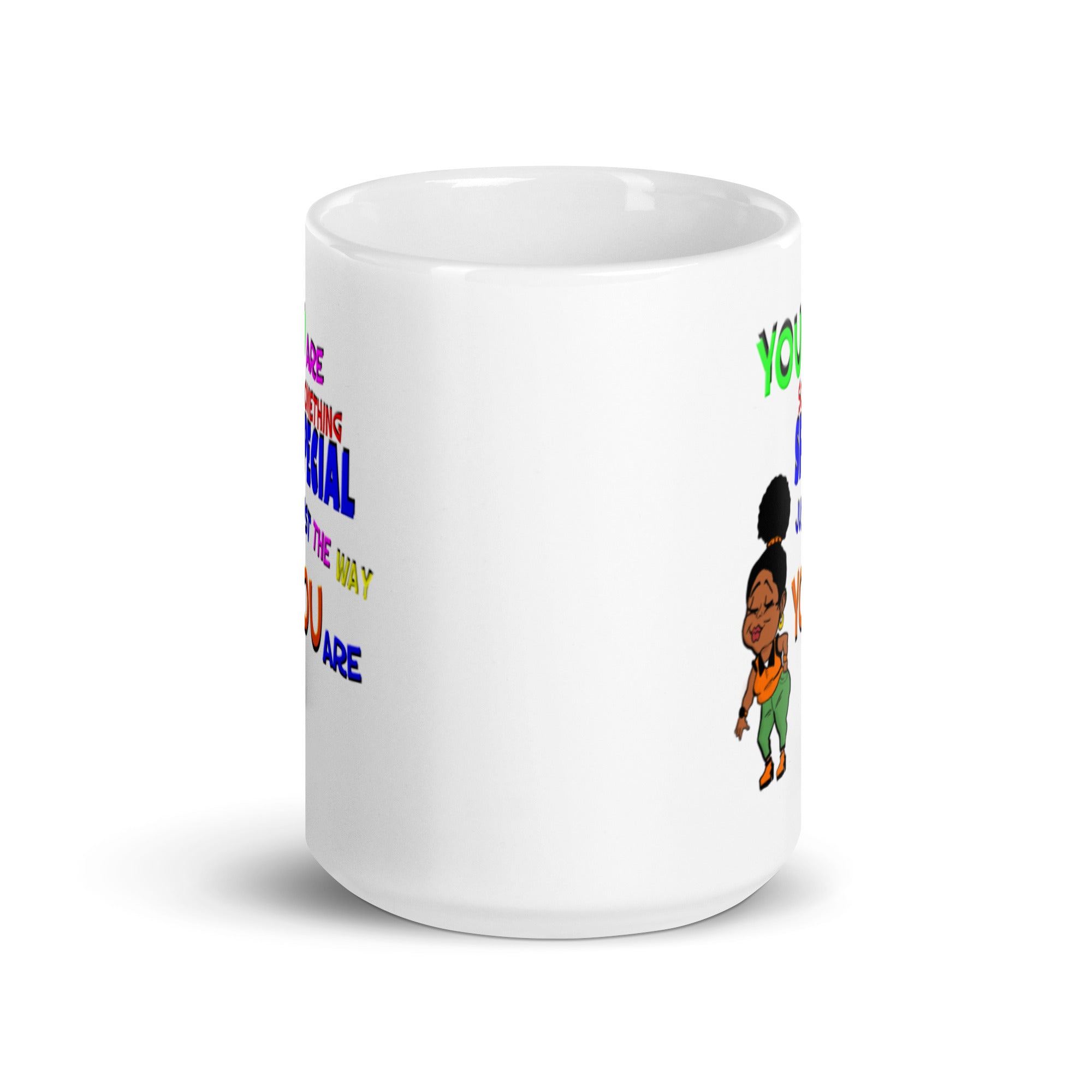 You're Something Special White Glossy Mug (Girl image #1)