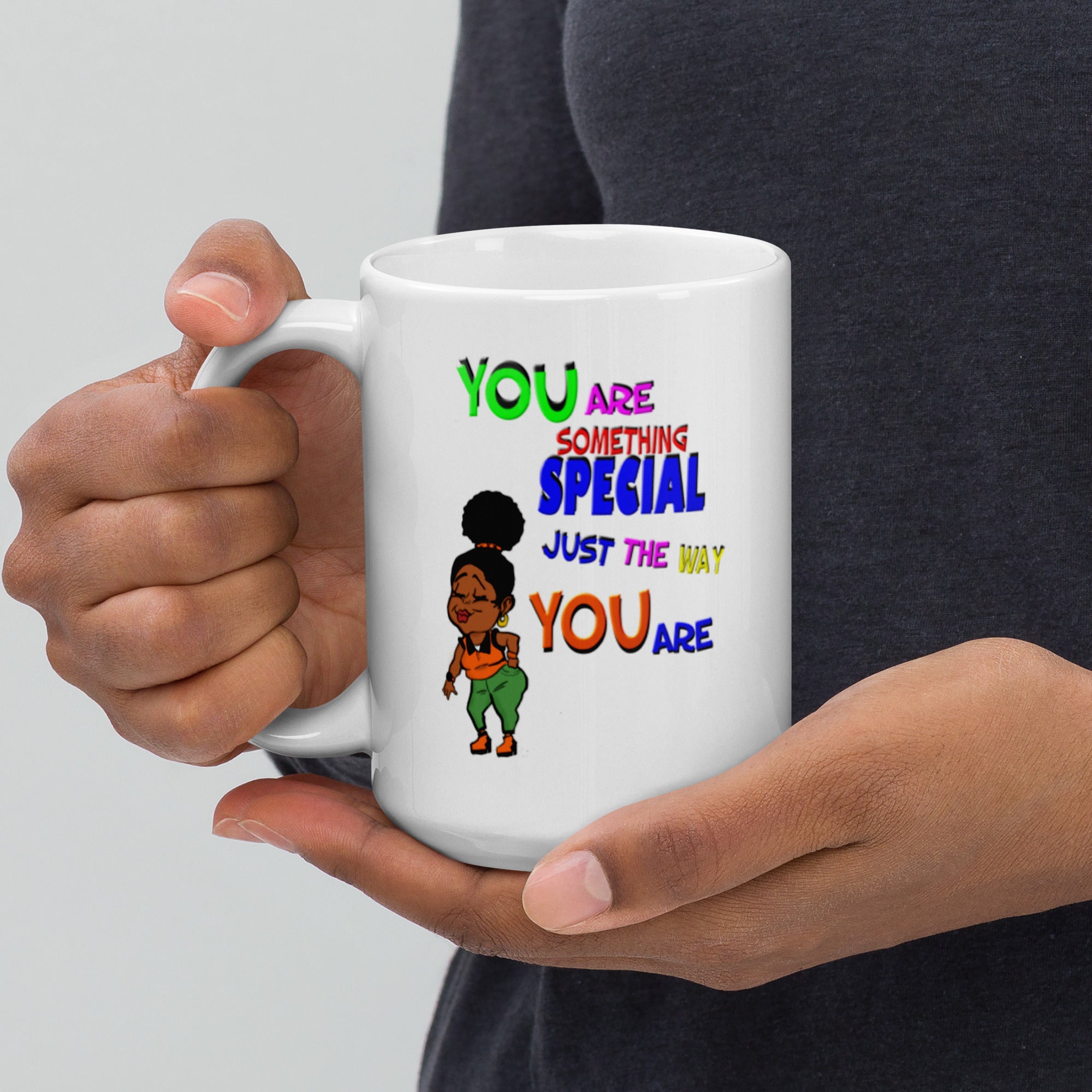 You're Something Special Glossy Mug (Girl image #1)