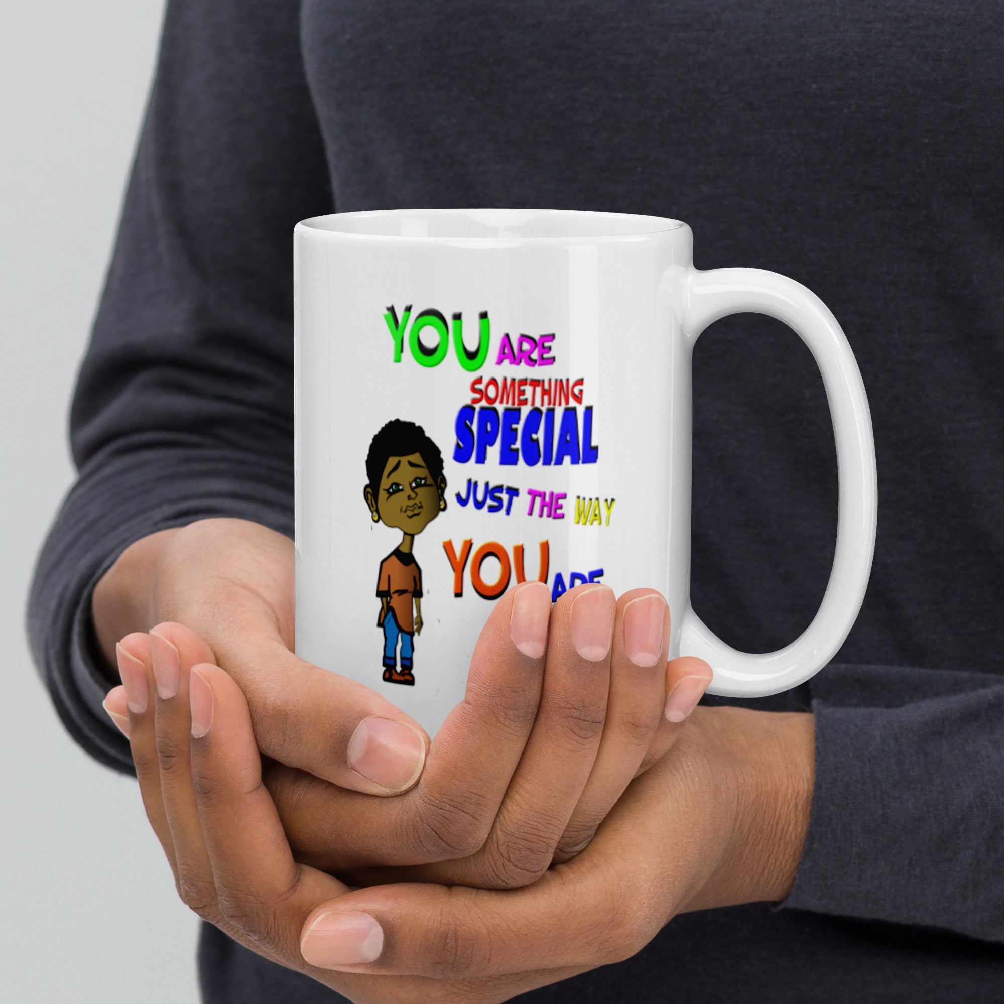 You're Something Special Glossy Mug (Girl image #3)
