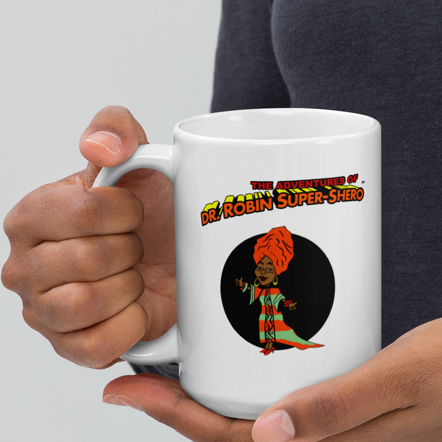 Dr. Robin SuperShero Glossy Mug