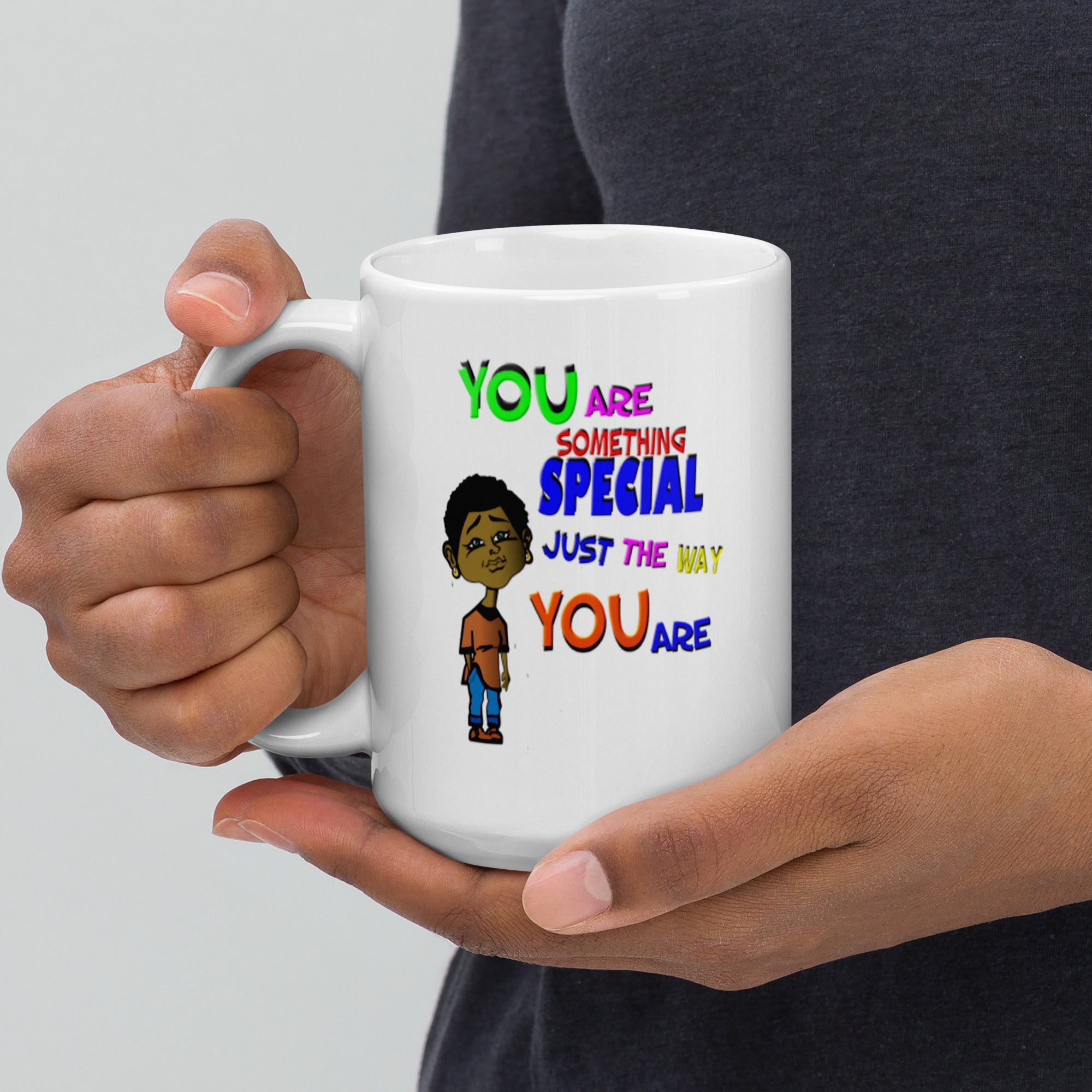 You're Something Special Glossy Mug (Girl image #3)