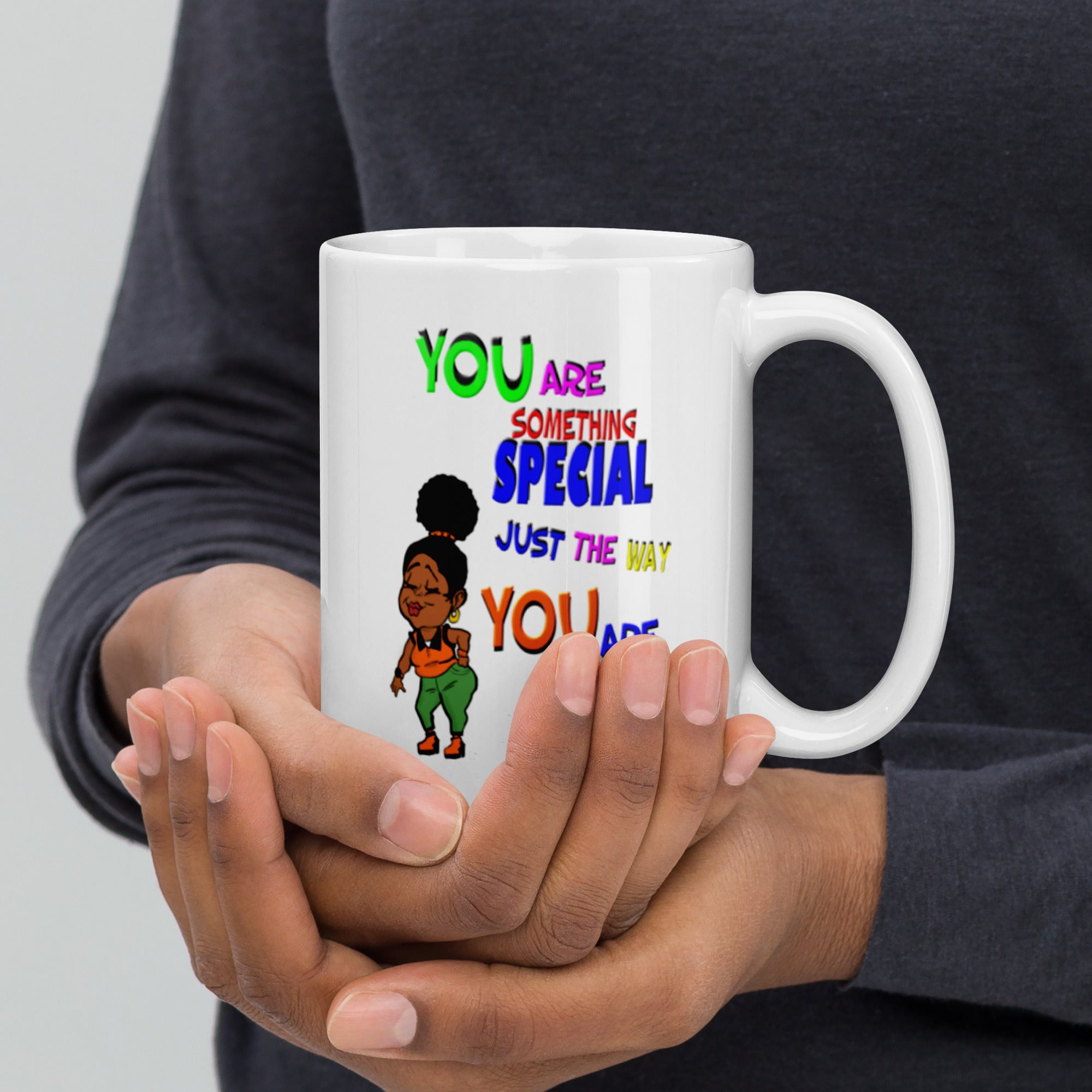 You're Something Special Glossy Mug (Girl image #1)